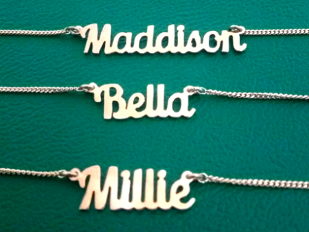 Children s Personalised Name - Silver 925 Cheap