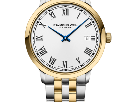 Raymond Weil Toccata Men s Classic Two-Tone Gold PVD Quartz 5485-STP-00360 Fashion