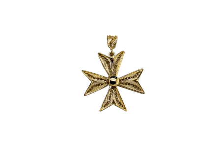 18Kt Maltese Cross Pendant Ref :P03900 on Sale