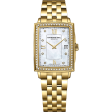 Raymond Weil Toccata Ladies Gold Diamond Quartz Mother of Pearl Dial Gold Stainless Steel 5925-PS-00995 For Discount