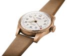 Limited Edition Oris Big Crown Automatic Bronze White Dial Beige Leather Strap Interchangeable Bronze Bracelet Pointer Date Mens Watch 754 7741 3161-Set Discount