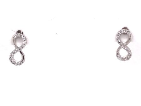 Infinity Stud Earrings (724123 For Cheap