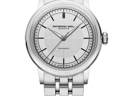 Raymond Weil Millesime Men s Automatic Silver Dial Bracelet 2125-ST-65001 For Sale