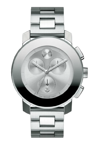 MOVADO BOLD SILVER CHRONOGRAPH WOMEN S For Sale