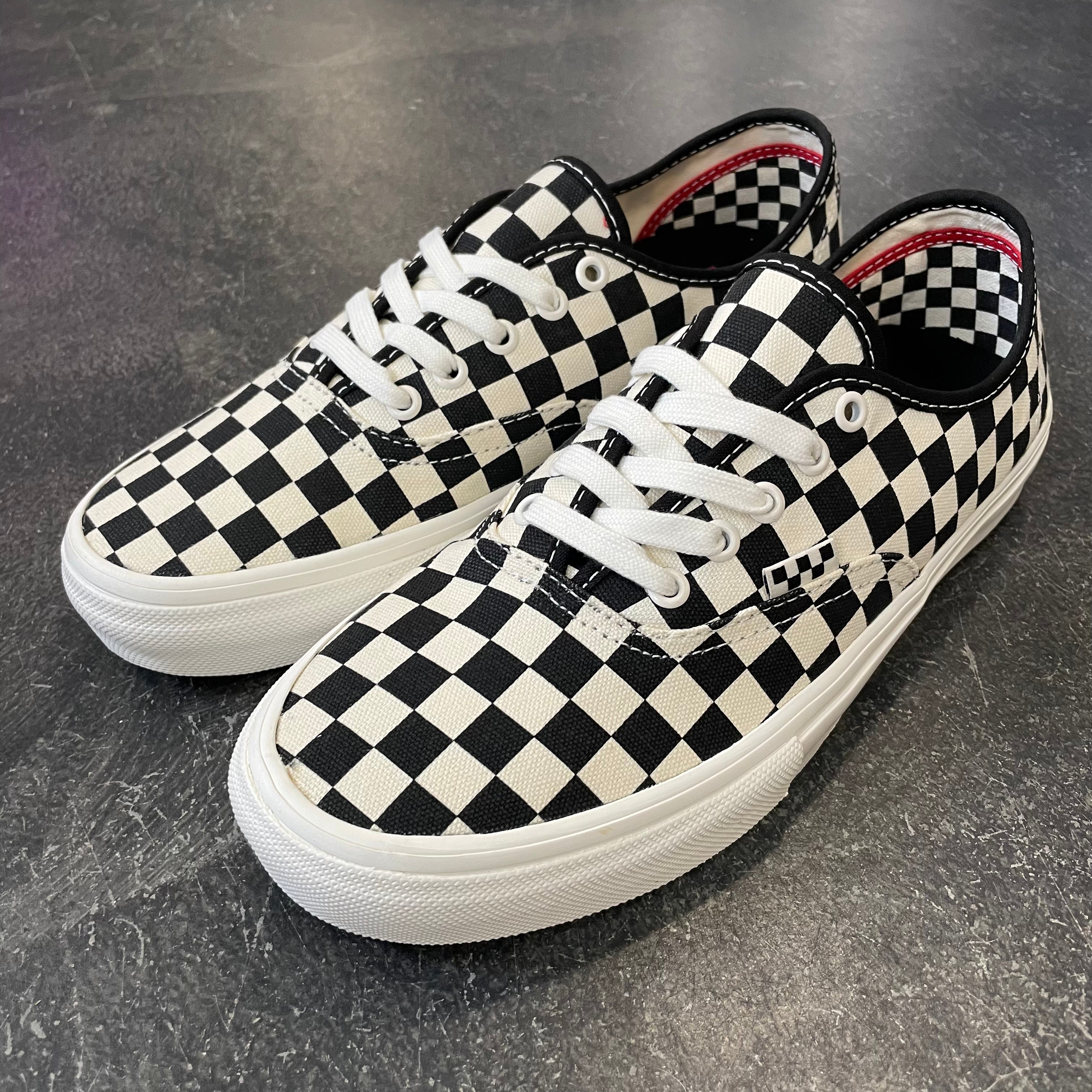 Vans Skate Authentic Checkerboard Marshmallow Cheap