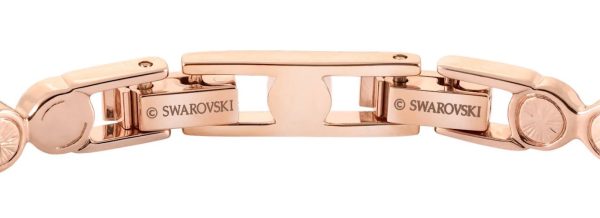 Swarovski Tennis Bracelet Clear Crystals Rose Gold Plated 5039938 Hot on Sale