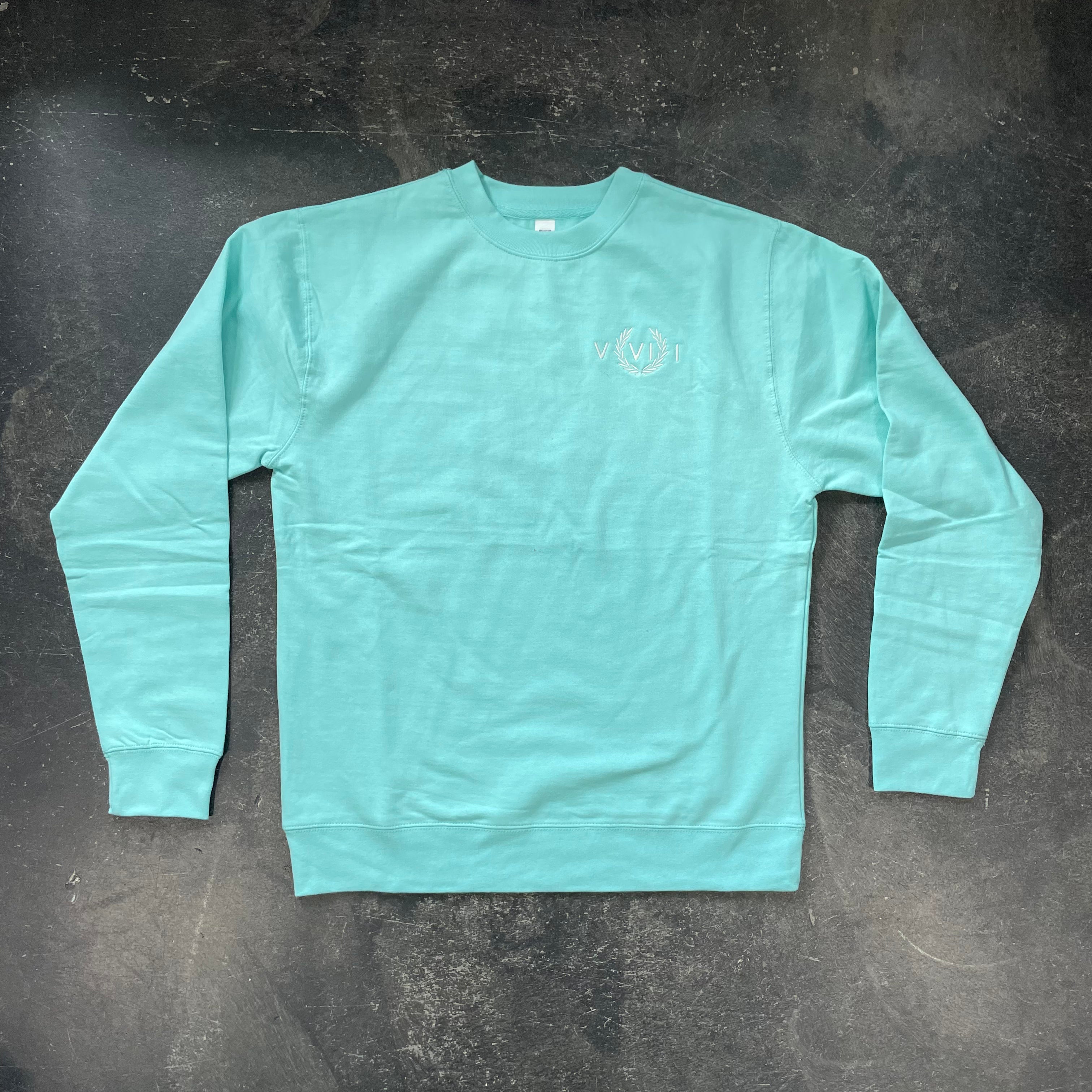 561 Sweatshirt Crewneck Numeral Mint White Online