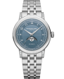 Raymond Weil Millesime Ladies Automatic Moonphase Denim Blue Dial Bracelet 2145-STS-05511 on Sale