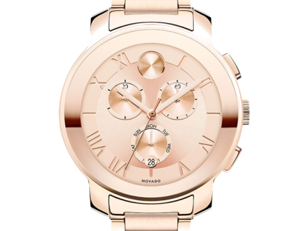 MOVADO BOLD ROSE GOLD CHRONOGRAPH For Cheap