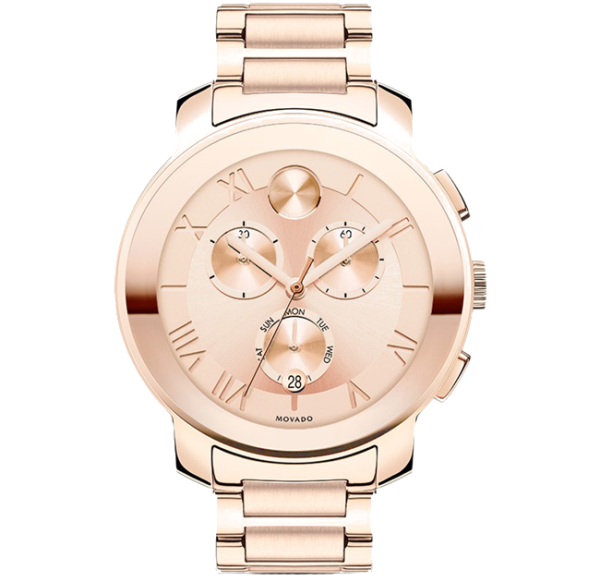 MOVADO BOLD ROSE GOLD CHRONOGRAPH For Cheap