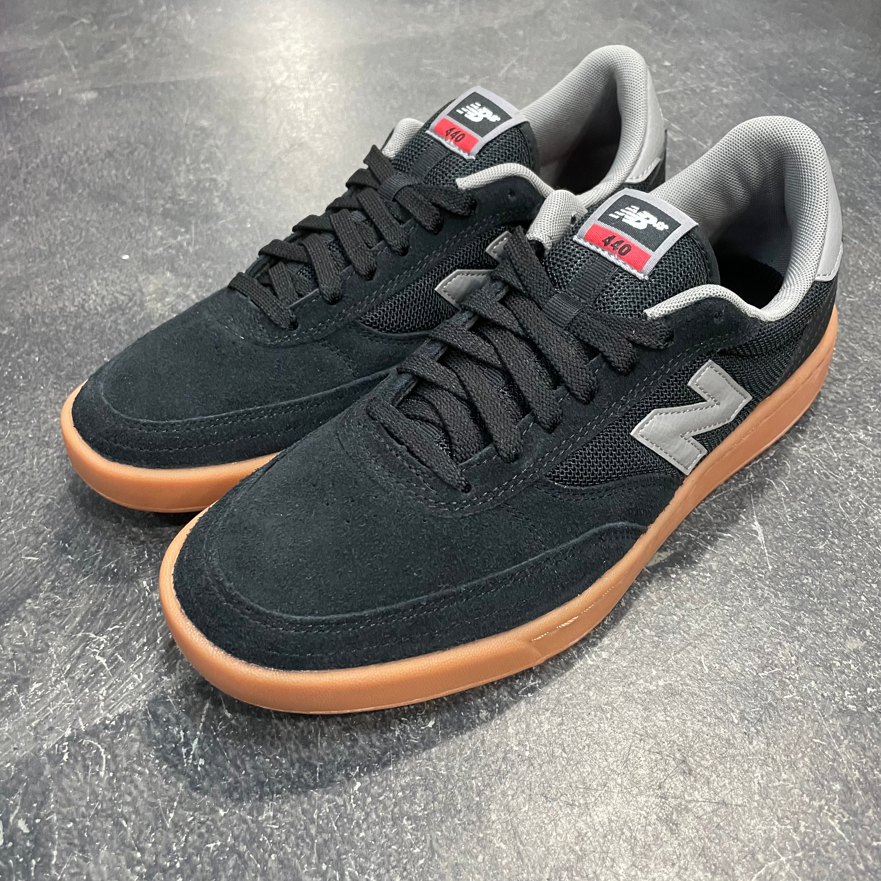 New Balance Numeric 440 Black Grey Gum SALE Cheap