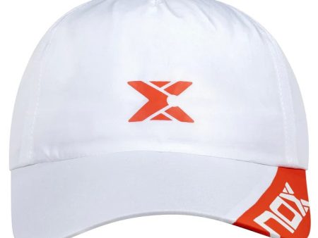 NOX WHITE CAP WITH RED LOGO GOBLAROJ Online