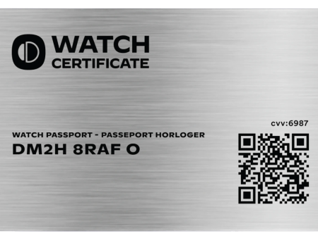 Watch Certificate - The passport for watches Online Hot Sale