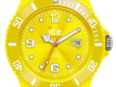 Ice-Watch Ice-Forever Sili Collection Polyamide & Silicon Mens Yellow Watch SI.YW.B.S.09 Discount