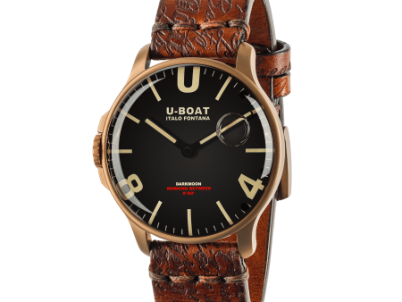 U-BOAT DARKMOON 44MM BLACK IP BRONZE CODE 8467 For Discount