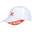 NOX WHITE CAP WITH RED LOGO GOBLAROJ Online