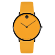 MOVADO - MODERN 47 - YELLOW MUSEUM WITH FLAT DOT on Sale