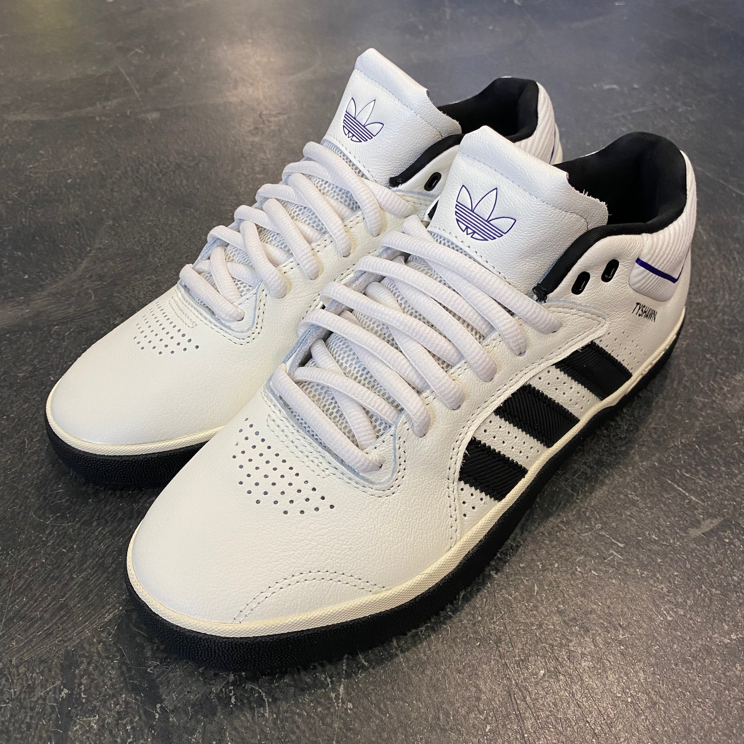 Adidas Tyshawn White Black Purple Cheap