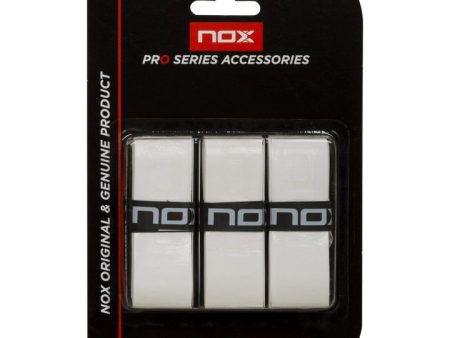 NOX BLISTER WITH 3 WHITE PRO OVERGRIPS For Cheap