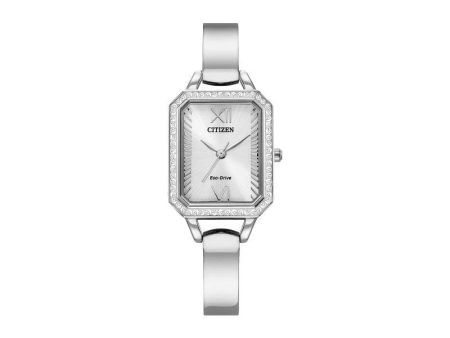 CITIZEN Ladies Eco-Drive Watch- Silhouette Crystal EM0980-50A Cheap