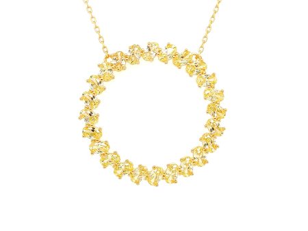 Ovale Giallo Sole Necklace RNOFY-YG Discount