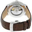 Baume & Mercier Classima Automatic Silver-Tone Dial Brown Leather Strap Date Mens Watch MOA10263 Hot on Sale