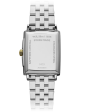 Raymond Weil Toccata Classic Rectangular Stainless Steel White Dial Stainless Steel Bracelet  5425-STP-00308 Online Sale