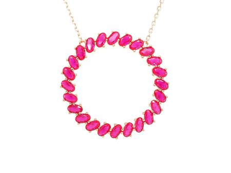 Ovale Rosa Sole Necklace RNOFP-PG Discount