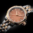 Raymond Weil Tango Men s Quartz Terracotta Frosted Dial Two-Tone Bracelet 5960-SP5-70061 Online