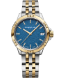 Raymond Weil Tango Men s Quartz Blue Frosted Dial Two-Tone Bracelet 5960-STP-50061 Fashion