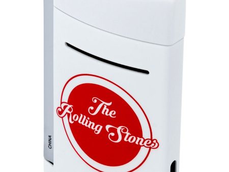 S.T. Dupont Rolling Stones White MiniJet Lighter Limited Edition Tongue And Lips 010109 For Sale