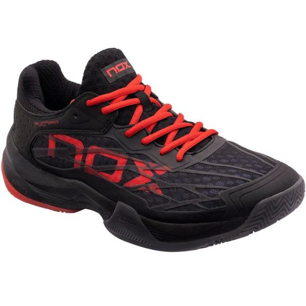 NOX SHOES AT10 LUX BLACK RED  CALATLUXNERO For Cheap