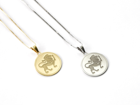 Leo - Personalised Zodiac Necklace Ref :LeoS  LeoY Hot on Sale